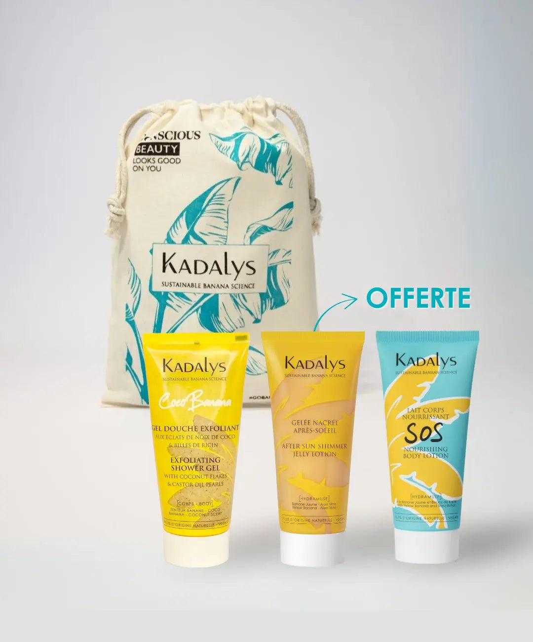 Coffret Banana Summer - Le Trio Soins Corps KADALYS